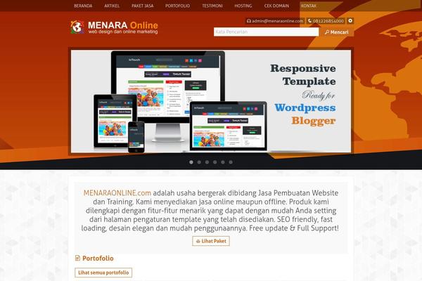 menaraonline.com site used Bizniz1.0d