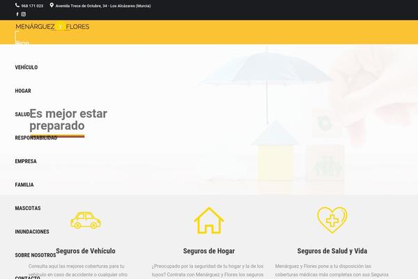 WordPress website example screenshot