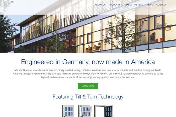 menckwindows.com site used Menck