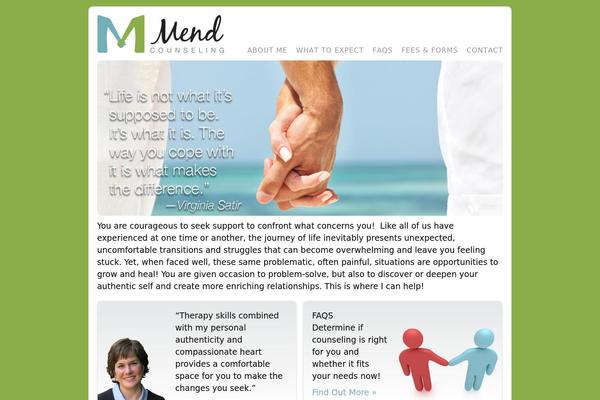 mendcounseling.com site used Mend
