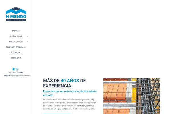 WordPress website example screenshot