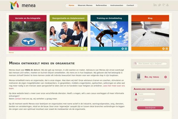 menea.nl site used Menea