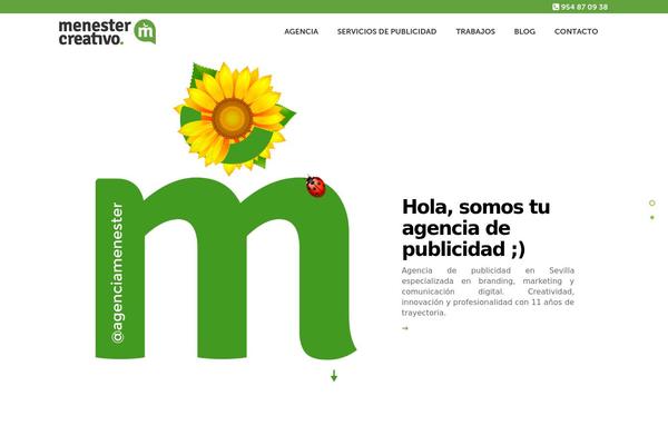 menestercreativo.com site used Menester
