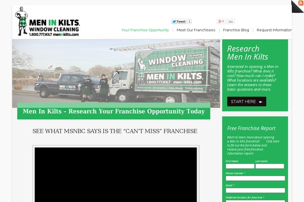 WordPress website example screenshot