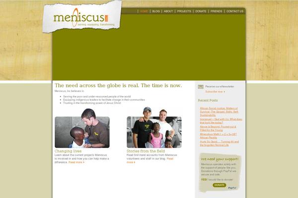 meniscusinc.com site used Meniscus2