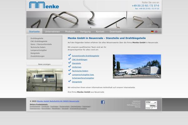 menke-gmbh.de site used Menke