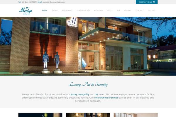 WordPress website example screenshot