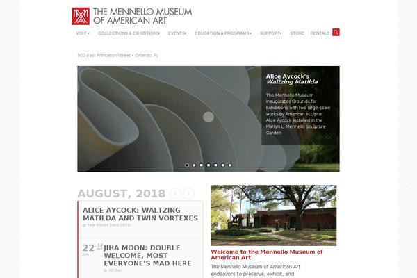 mennellomuseum.com site used Mennello_theme