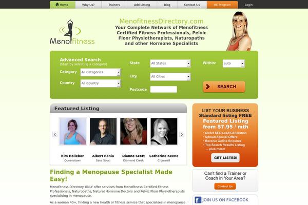 menofitnessdirectory.com site used Dt