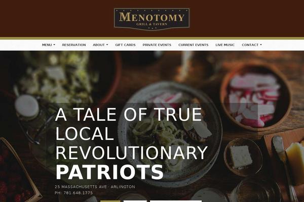 menotomygrill.com site used Menotomy