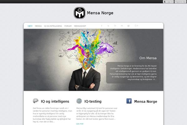 Site using Mensa plugin