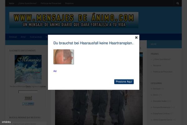 Hueman theme site design template sample