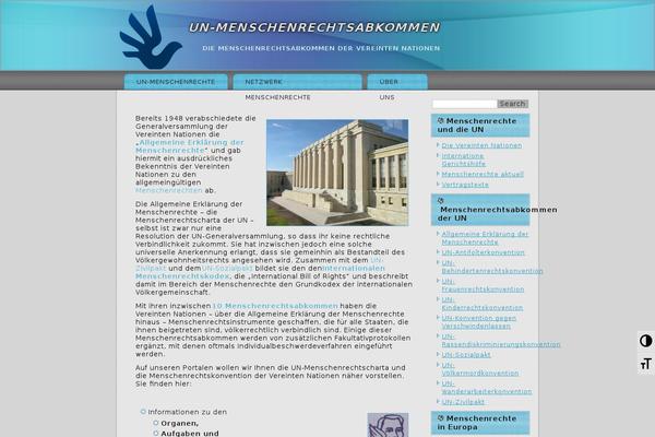 menschenrechtsabkommen.de site used Menschenrechte