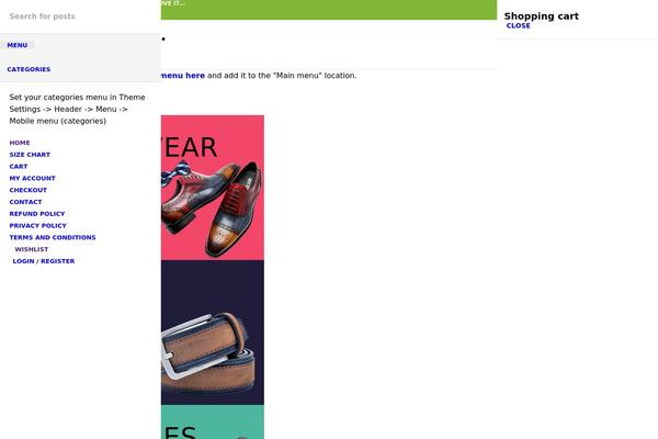 WordPress website example screenshot