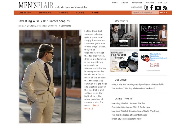 WordPress website example screenshot