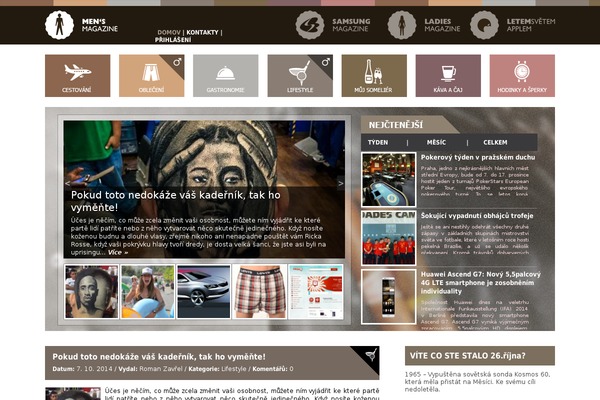 mens2 theme websites examples