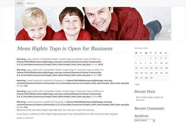 Site using WP User Avatar plugin
