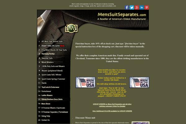 menssuitseparates.com site used Mensuitseparates