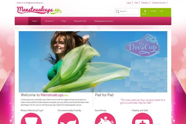 menstrualcups.eu site used Menstrualcups