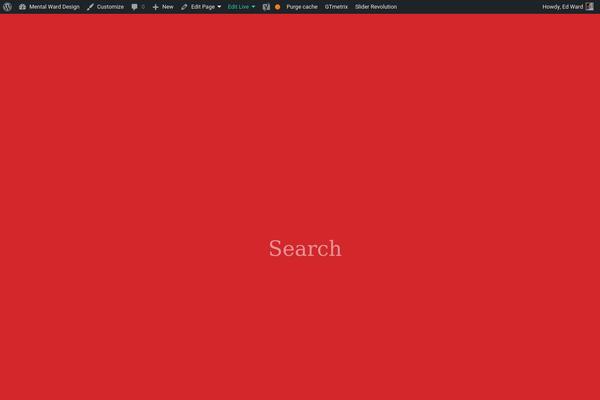 WordPress website example screenshot