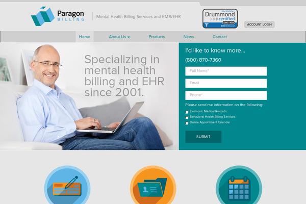 mentalhealthbilling.com site used Paragon