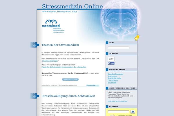 WordPress website example screenshot