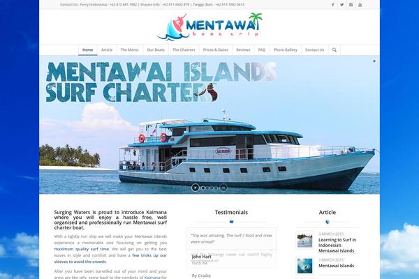 mentawaiboattrip.com site used Boattrip