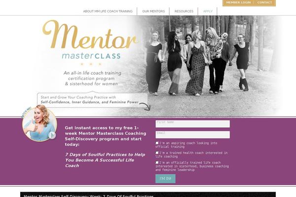 mentormasterclass.com site used Mentormasterclass