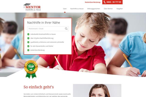 WordPress website example screenshot