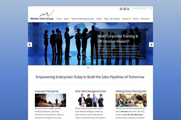 WordPress website example screenshot