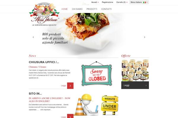 menuitaliano theme websites examples