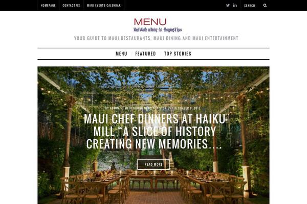 WordPress website example screenshot
