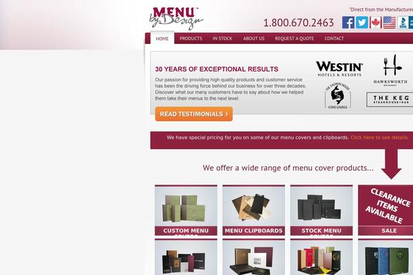 menucover.com site used Menubydesign