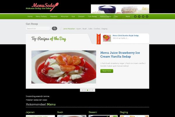menusedap.com site used Menusedap
