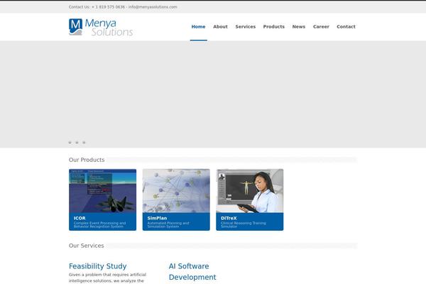 menyasolutions.com site used Menya
