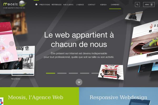 WordPress website example screenshot