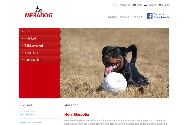 meradogeesti.com site used Meradog