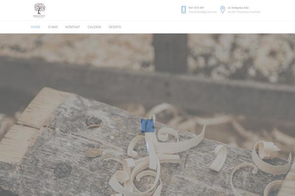 WordPress website example screenshot
