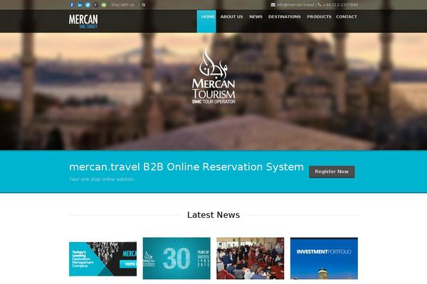 mercantourism.com site used Tour Package