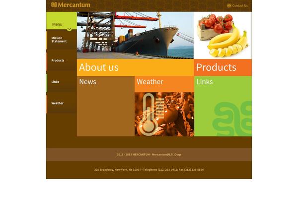 mercantum.com site used Mercantumtheme
