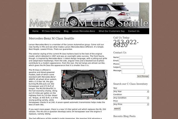mercedesmclassseattle.com site used Canyon