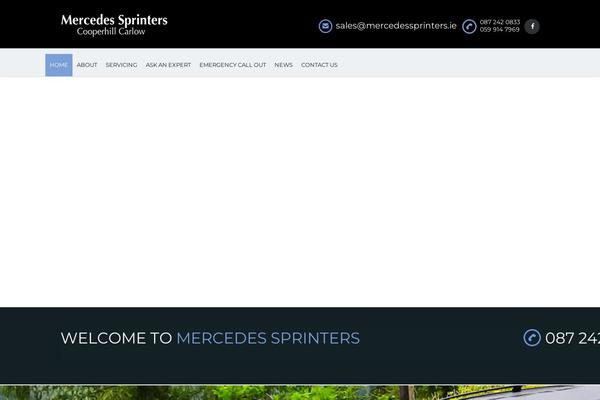 mercedessprinters.ie site used Sprinters