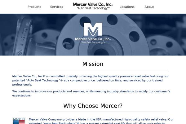 mercervalve.net site used Bones-theme