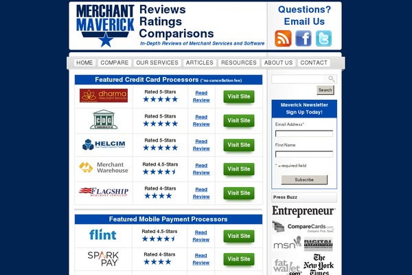 merchantmaverick.com site used Merchantmaverick