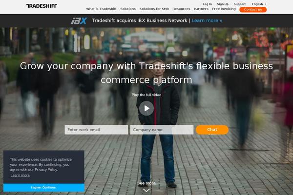 merchantry.net site used Tradeshift