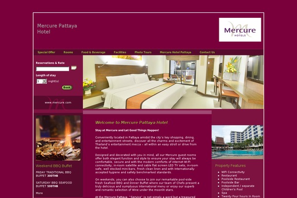 mercurepattaya.com site used Mercurepattaya