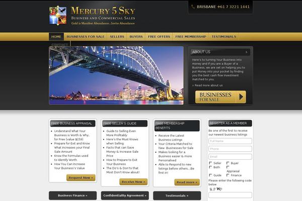 mercury5sky.com site used Mercury5sky