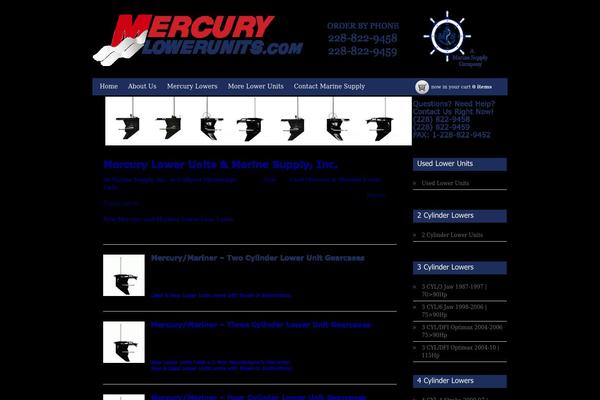 mercurylowerunits.com site used Oscomm