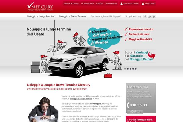 Mercury theme site design template sample