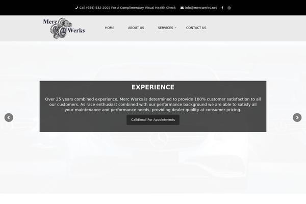 Autoparts theme site design template sample